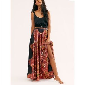 Free People Paisley Dreams Maxi Skirt